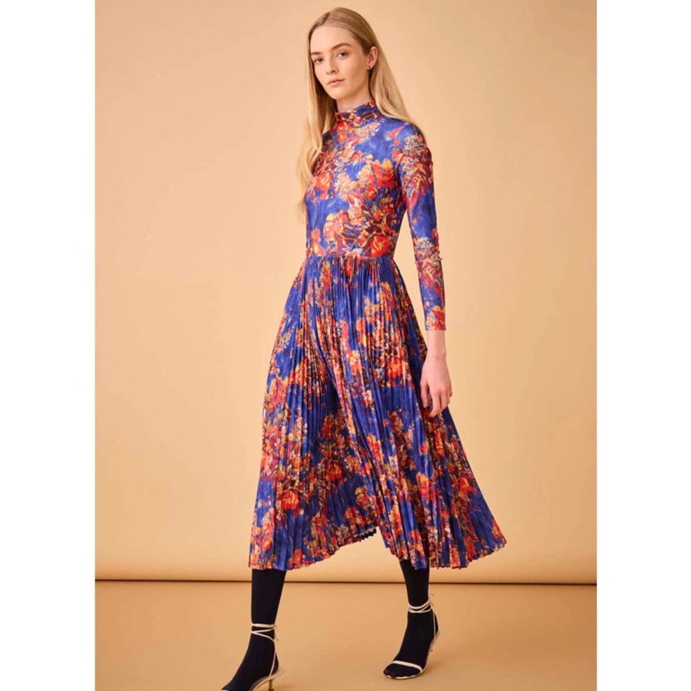 HUNTER BELL Sabine Dress in Watercolor Bouquet